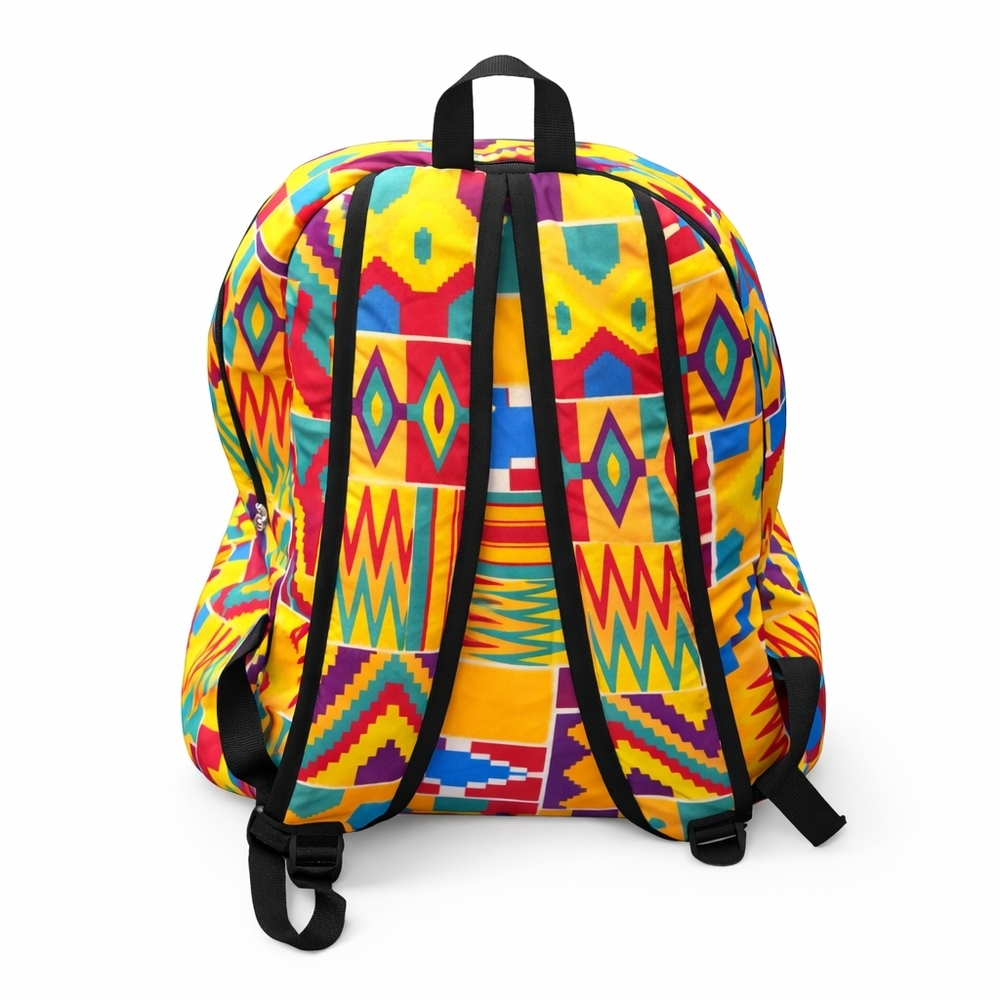 Colorful Geometric Backpack - Picture 2 of 2